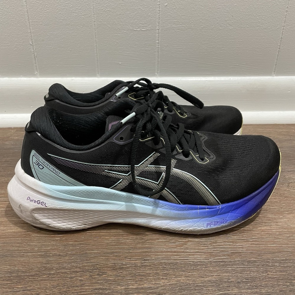 Size 9 Asics Gel-Kayano 30 Shoes Womens Black Running Road Sneaker 1012B357 FAIR - Picture 5 of 9